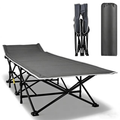 Heavy-Duty Folding Camping Cot – Portable Compact Outdoor Sleep Cot with Carrying Bag